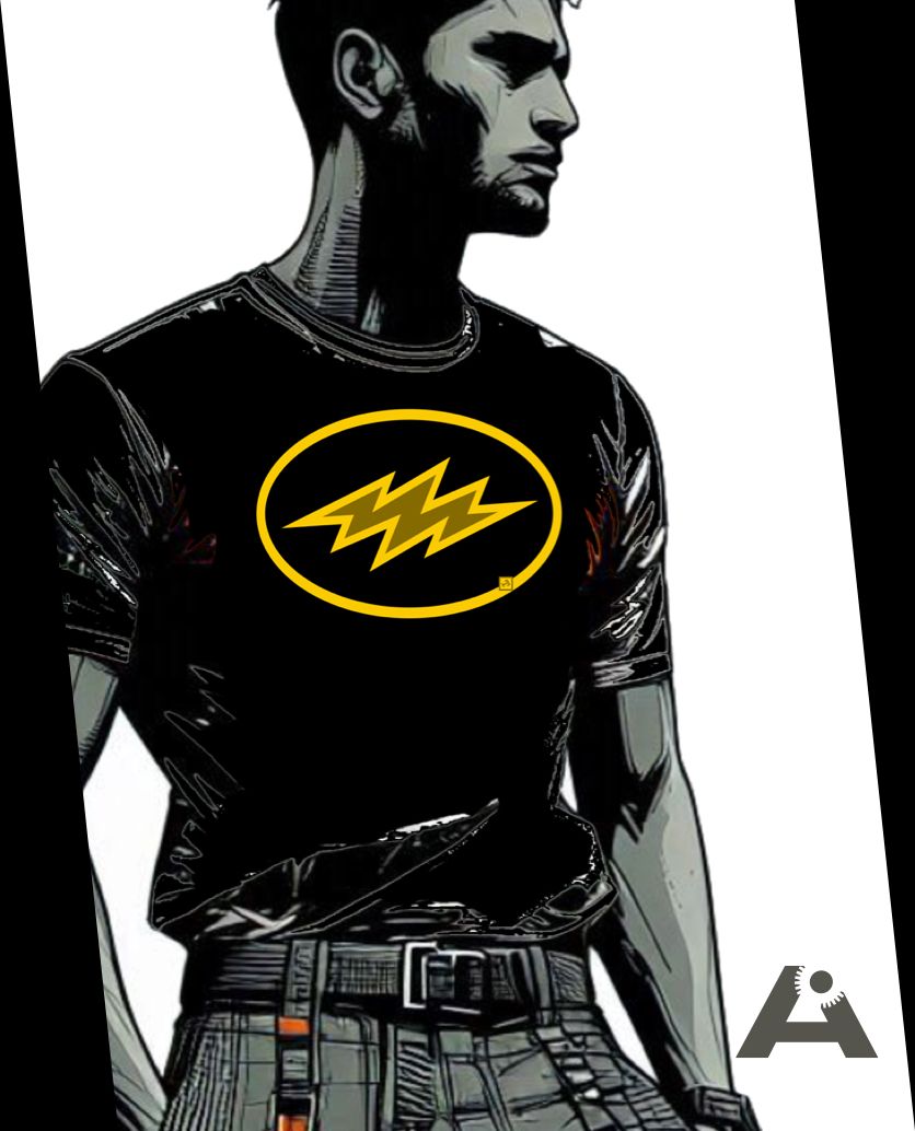 like a bolt of lightning you spark into life, a real life superhero on overload